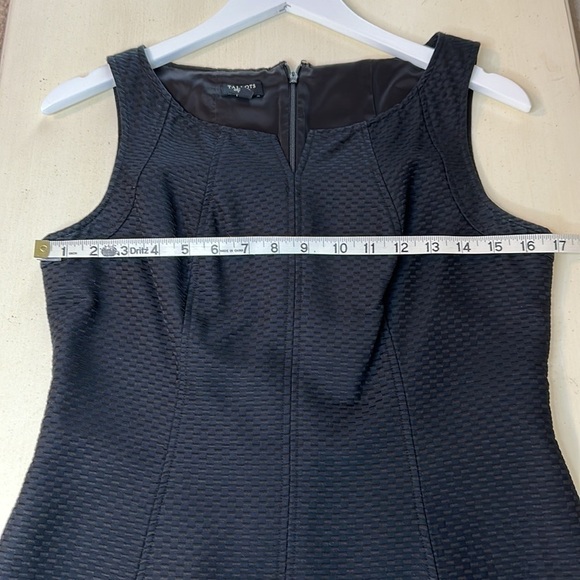 Talbots Silk Blend Textured Fully Lined Classic Little Black Dress Size 8P - Picture 13 of 16